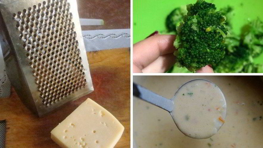 Рецепт низкокалорийного сырного супа