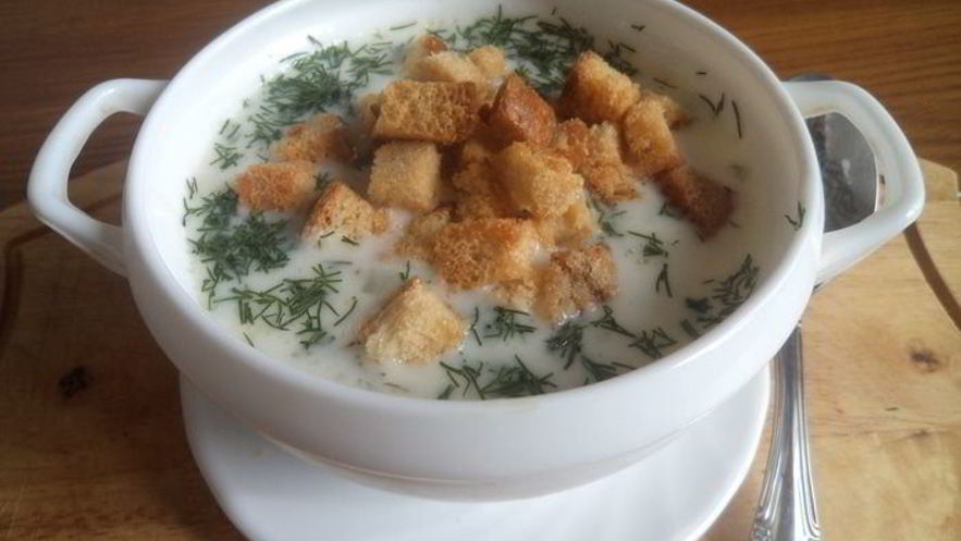 Рецепт простого сырного супа