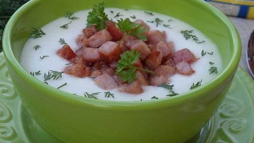 Рецепт рисова-сырного суп-пюре