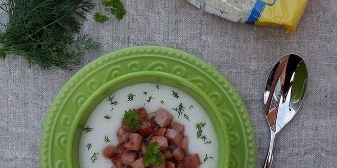 Рецепт рисова-сырного суп-пюре