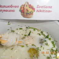 Рецепт Супа сырного с фрикадельками и кедровыми орешками