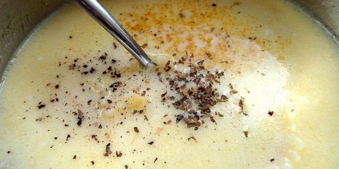 Рецепт сырно-макаронного суп и чипсы из лаваша