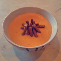 Рецепт Сырного крема-супа с сухариками