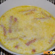 Рецепт Сырного супа из плавленого сыра с колбасой