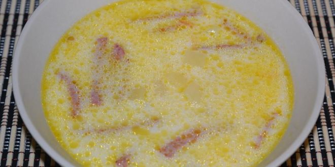 Рецепт сырного супа из плавленого сыра с колбасой