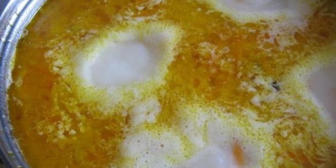 Рецепт сырного супа из плавленого сыра с курицей