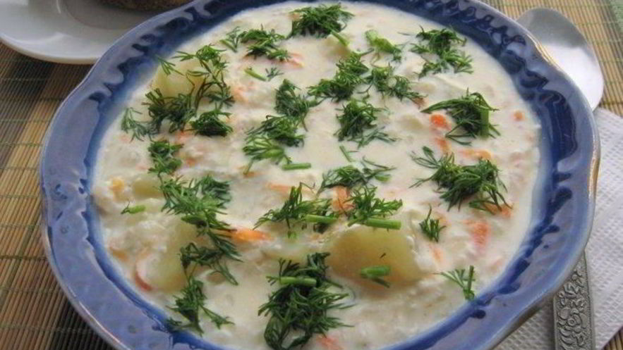 Рецепт сырного супа пюре с курицей