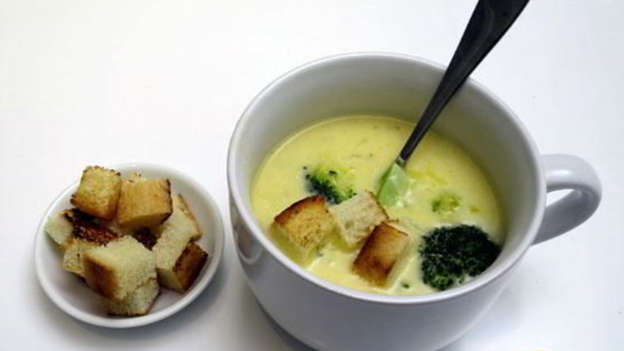 Рецепт сырного супа с брокколи в мультиварке