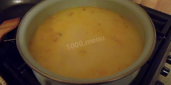 Рецепт сырного супа с картошкой и морковью