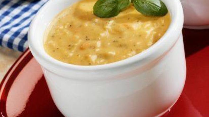 Рецепт сырного супа с креветками