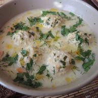 Рецепт Сырного супа с куриными фрикадельками