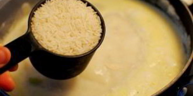 Рецепт сырного супа с курицей и рисом