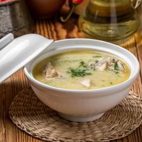 Рецепт Сырного супа с курицей и зеленью
