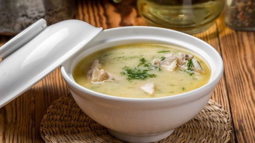 Рецепт сырного супа с курицей и зеленью