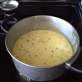 Рецепт Сырного супа с курицей