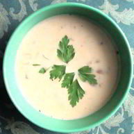 Рецепт Сырного супа с лесными грибами