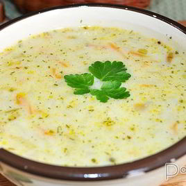 Рецепт Сырного супа с вермишелью