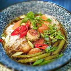 Рецепт Тайского супа с фрикадельками