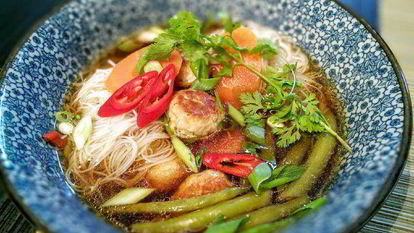 Рецепт Тайского супа с фрикадельками