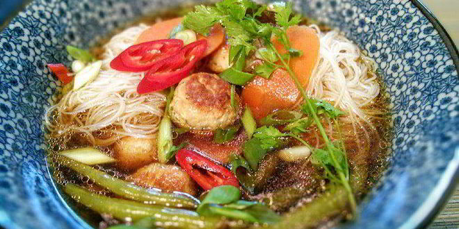 Рецепт тайского супа с фрикадельками