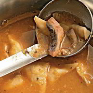 Рецепт Балатонской ухи с рыбными пельменями