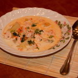 Рецепт Финской ухи со сливками