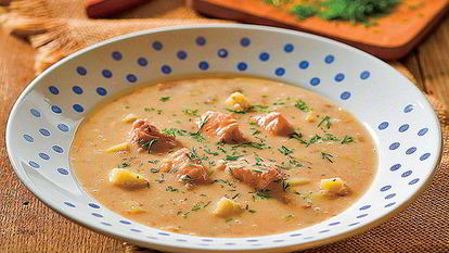 Рецепт Карельской ухи из лосося