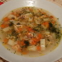 Рецепт Ухи из головы семги