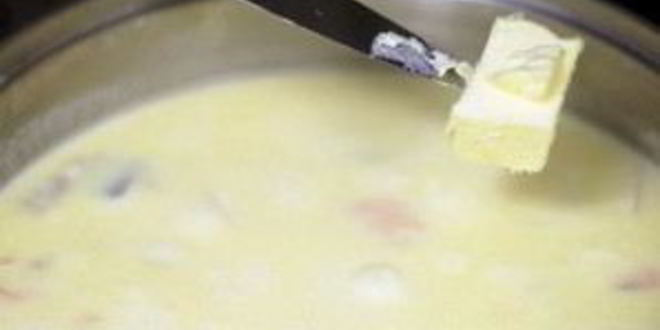 Рецепт ухи из красной рыбы со сливками