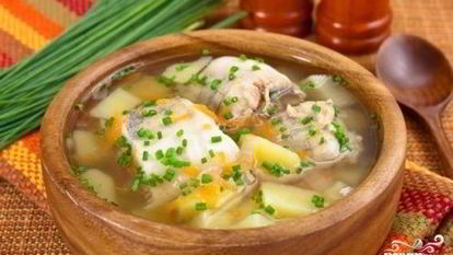 Рецепт Ухи из минтая