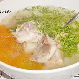 Рецепт Ухи из щучьих голов с икрой