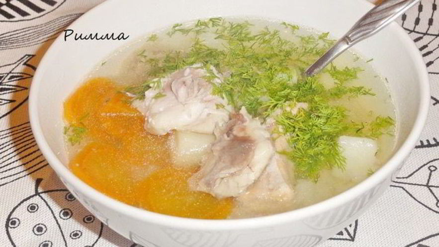 Рецепт ухи из щучьих голов с икрой