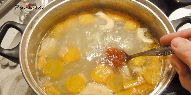 Рецепт ухи из щучьих голов с икрой