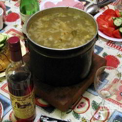 Рецепт Ухи на природе