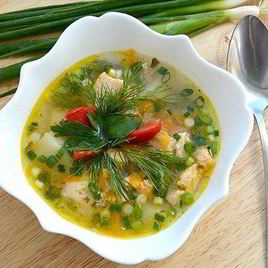 Рецепт Ухи с пшеном