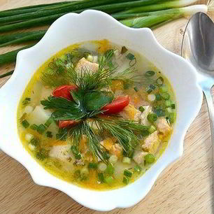 Рецепт Ухи с пшеном