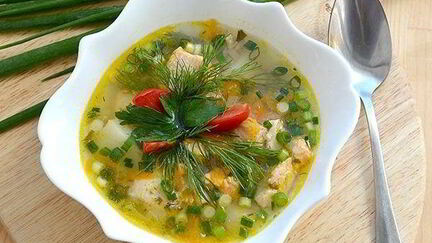 Рецепт Ухи с пшеном