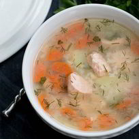 Рецепт Ухи с семгой