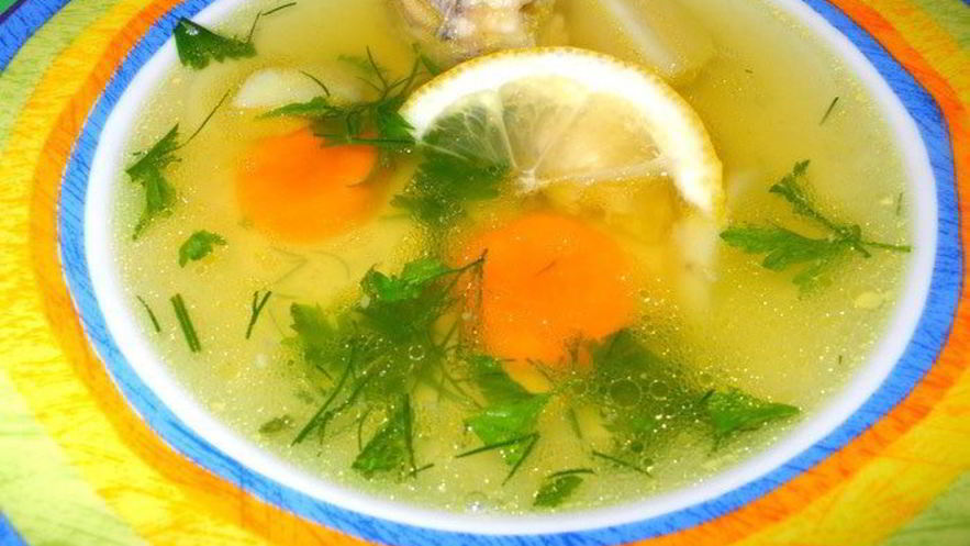 Рецепт ухи с шафраном из осетра