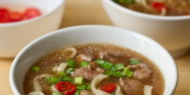 Рецепт утиного супа с лапшой в азиатском стиле