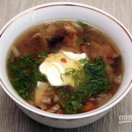 Рецепт Вкусного грибного супа
