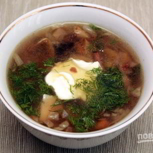 Рецепт Вкусного грибного супа