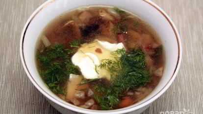 Рецепт Вкусного грибного супа