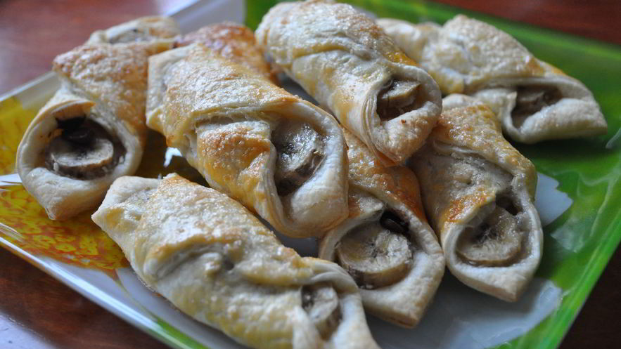 Рецепт банановых конвертиков