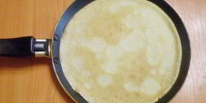 Рецепт блинчиков без дрожжей