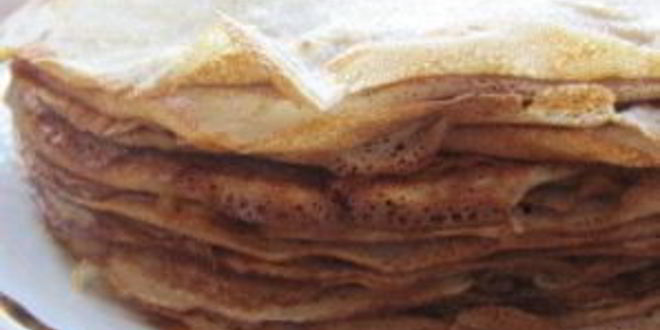 Рецепт блинчиков из кефира