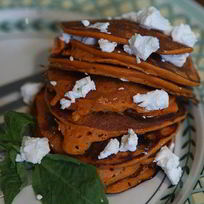 Блинчики из сладкого перца с оливками