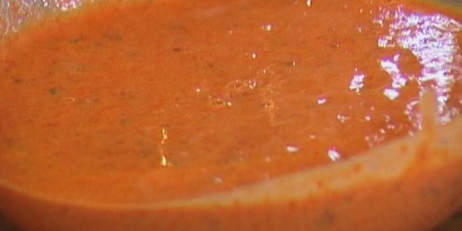 Рецепт блинчиков из сладкого перца с оливками