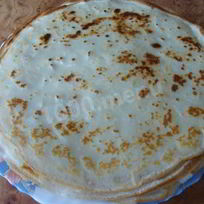 Рецепт Блинчиков из теста с яблоками без начинки