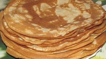 Рецепт Блинчиков на сметане